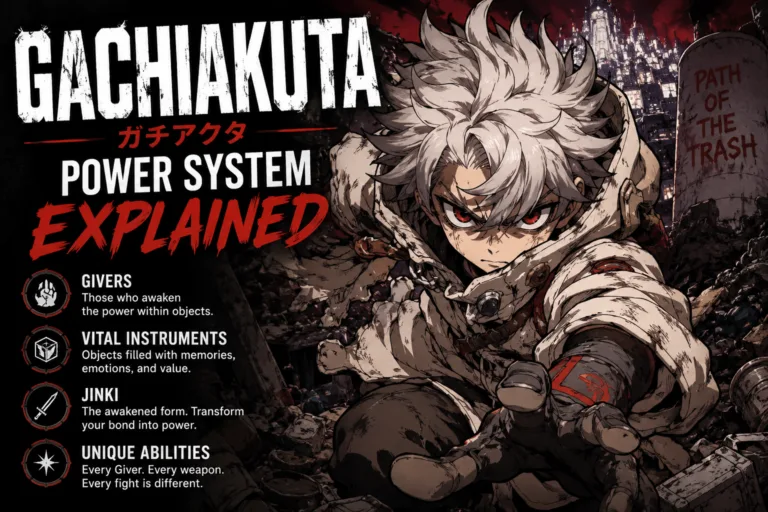 Gachiakuta power system